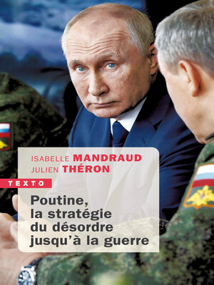 cover image of Poutine, la stratégie du désordre jusqu'à la guerre